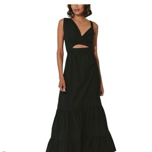 Classy + Feminine Cut Out Sleeveless Maxi Dress